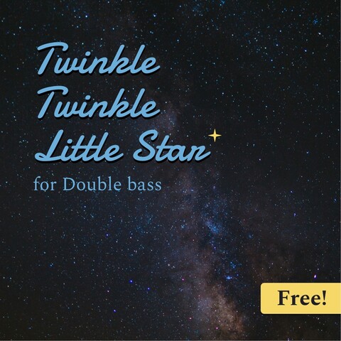 Twinkle Twinkle Little Star for Bass cover art