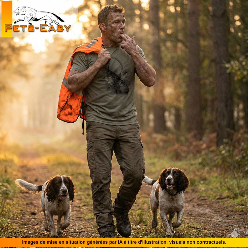 T-shirt de chasse Lièvre personnalisé