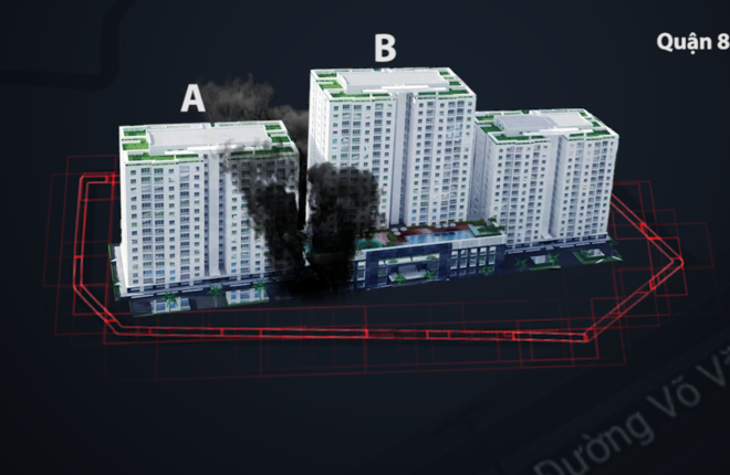 Vụ hỏa hoạn tại chung cư Carina diễn ra như thế nào - VnExpress