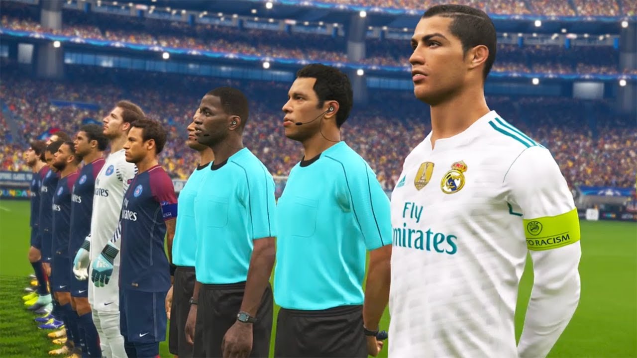 PES 2018 Champions League | PSG VS REAL MARID | PS4 Gameplay