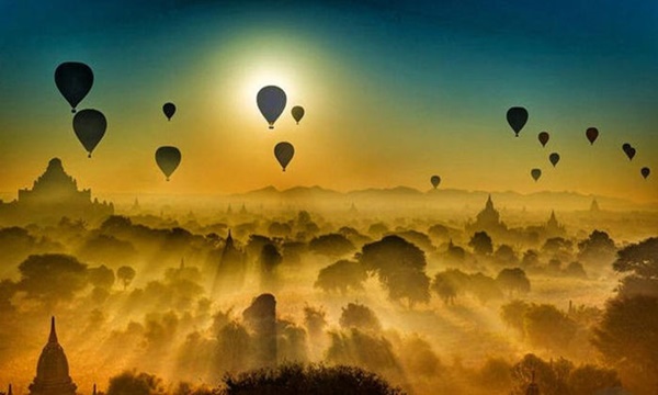 Feast your eyes with the "splendor" of the stunning balloon festival in Myanmar -