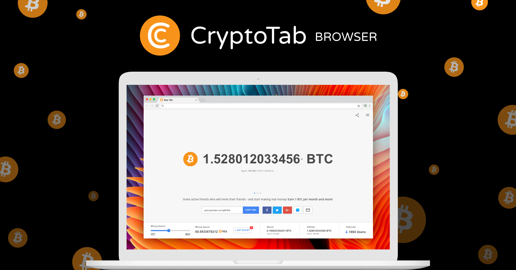 CryptoTab Browser - Easy way for Bitcoin Mining