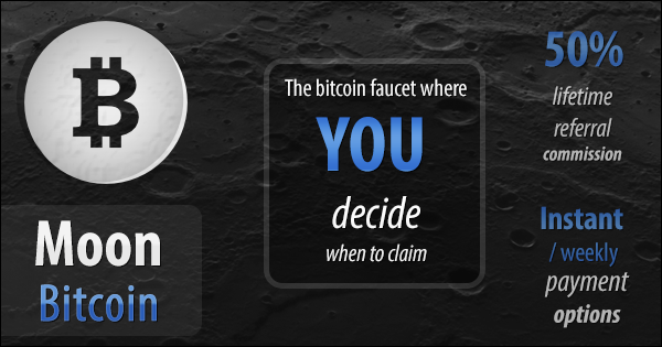 Moon Bitcoin - Free Bitcoin Faucet