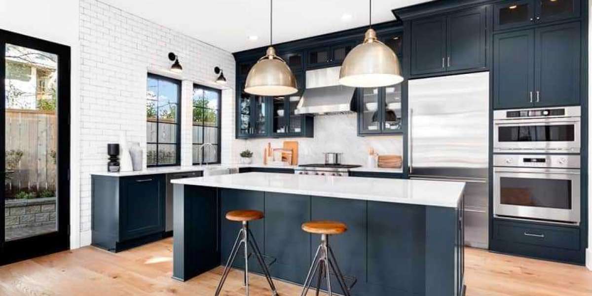 Rising trends of blue kitchen cabinets