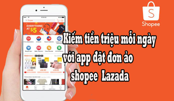 Kiếm Tiền Triệu  Mỗi Ngày Với app Đặt Đơn ảo Lazada , Shopee | Nguyễn Mạnh Đông