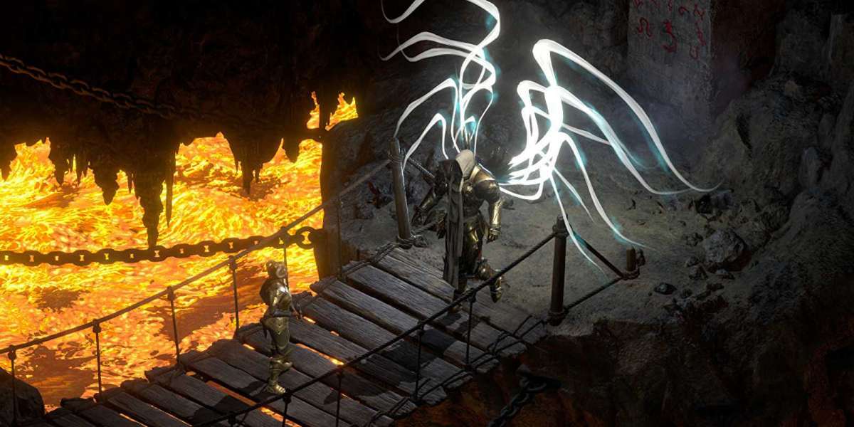 Diablo 2 remaster reuses Tyrael's wings from the original 3D model