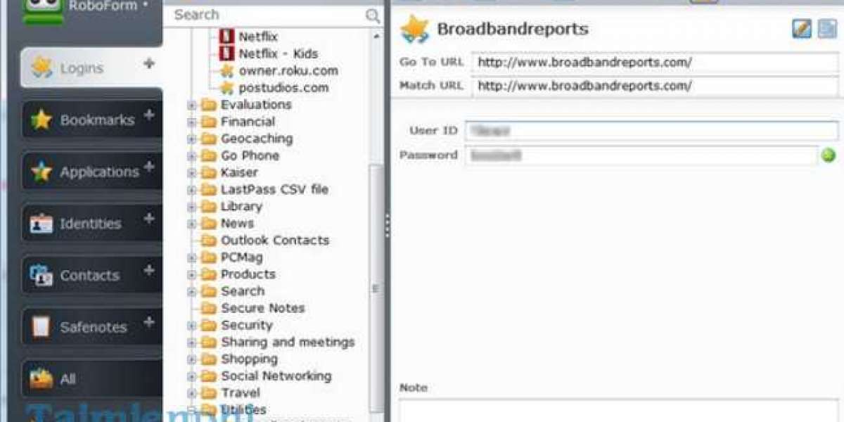 Download RoboForm - Quản lí mật khẩu trực tuyến mới nhất