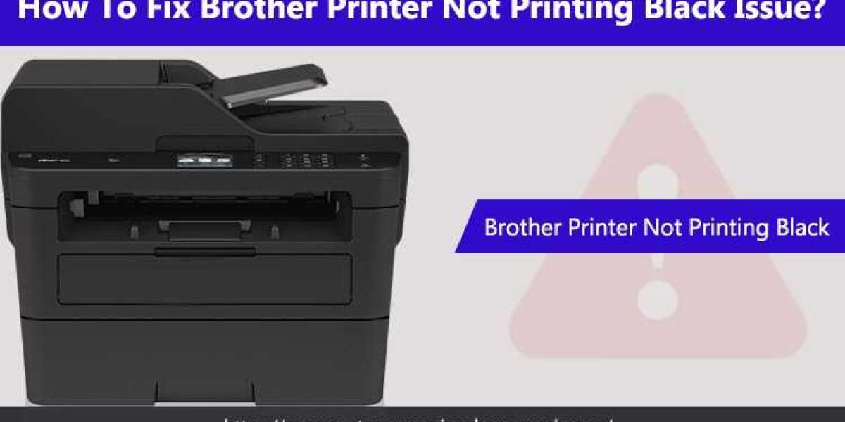 Brother printer not printing black