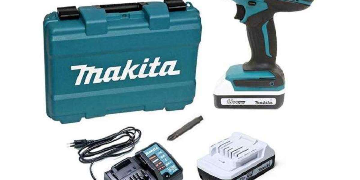 Máy khoan búa vặn vít dùng pin Makita HP488DWE