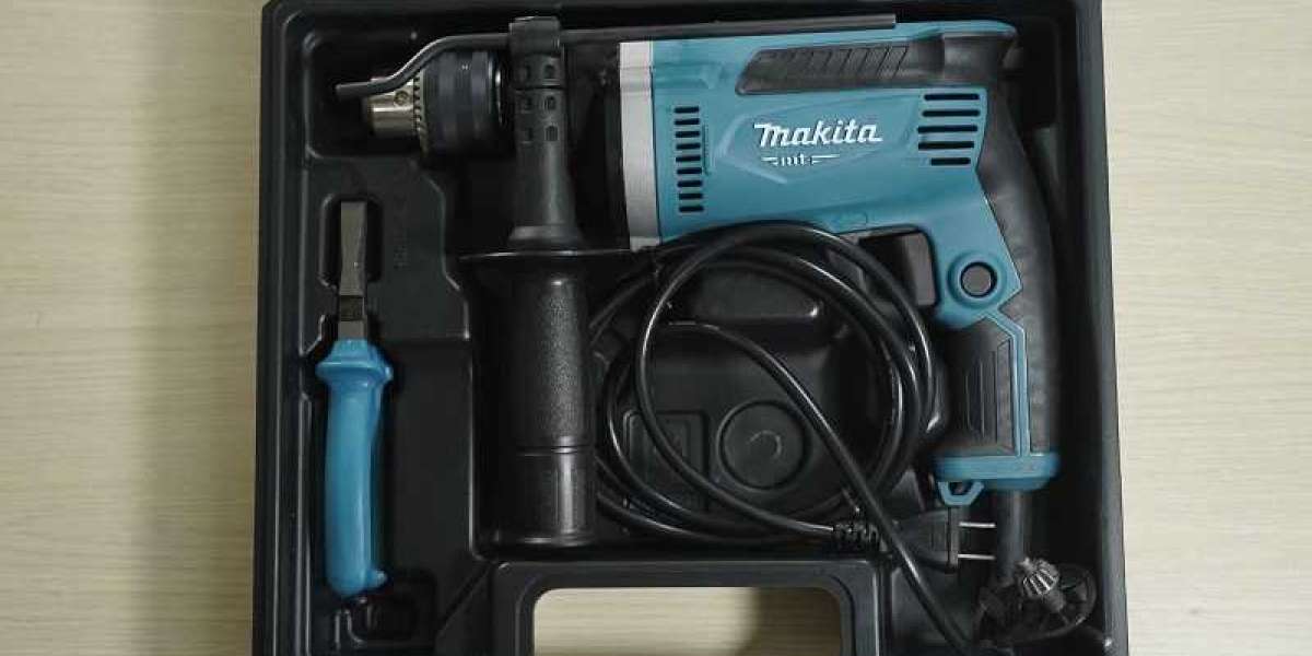 Máy khoan búa Makita M8100KX2B 13mm 26 phụ kiện