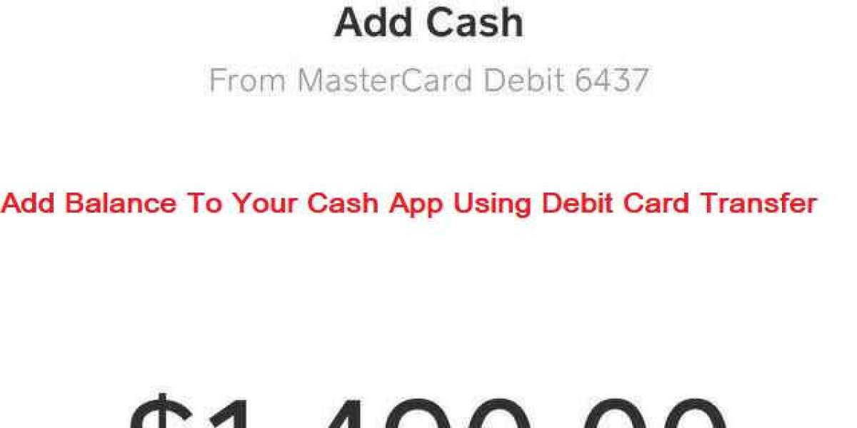 Add Balance To Your Cash App Using Debit Card Transfer