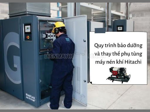 Phụ tùng máy nén khí Hitachi, bảng giá & cách lắp đặt "chuẩn xác"