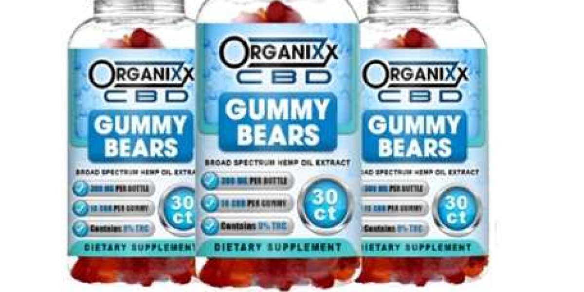 #1 Shark-Tank-Official Organixx CBD Gummy Bears - FDA-Approved