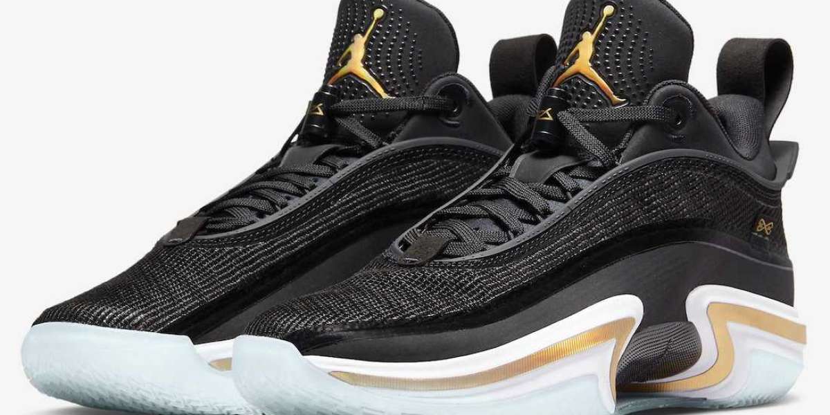 DH0833-071 Air Jordan 36 Low “Black Gold” will coming June 23th