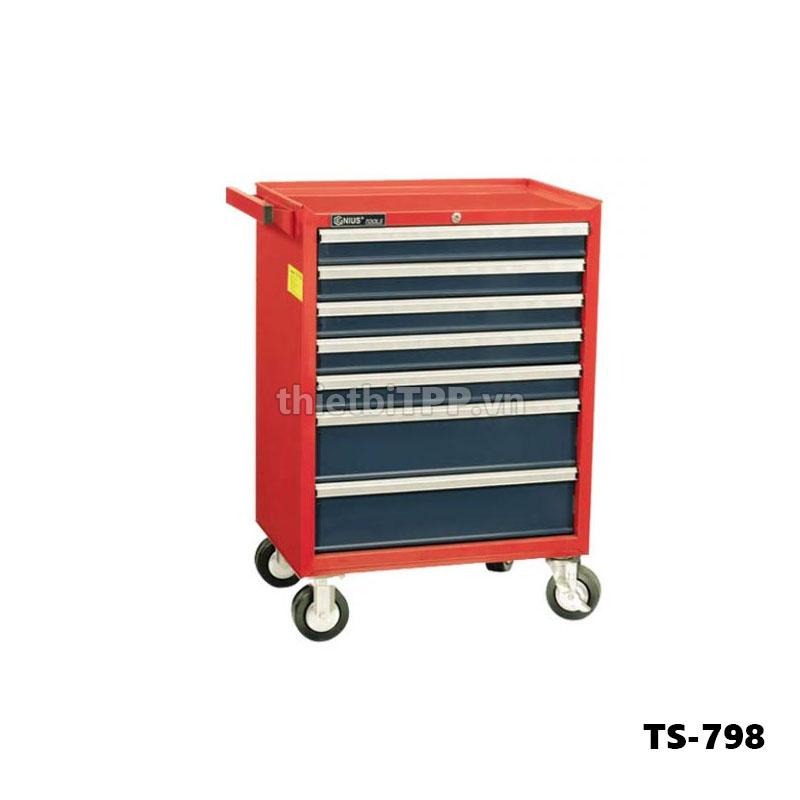 Tủ đựng dụng cụ 7 ngăn chi tiết TS-798 | Tủ đồ nghề sửa chữa đa năng