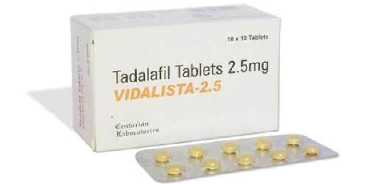 Take control of sexual difficulties by using Vidalista 2.5