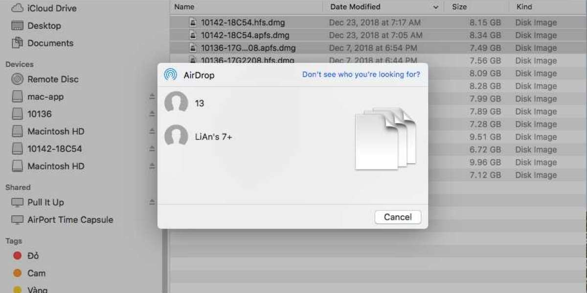 Hướng dẩn Cách bật và dùng AirDrop trên điện thoại iPhone và MacBook đơn giản