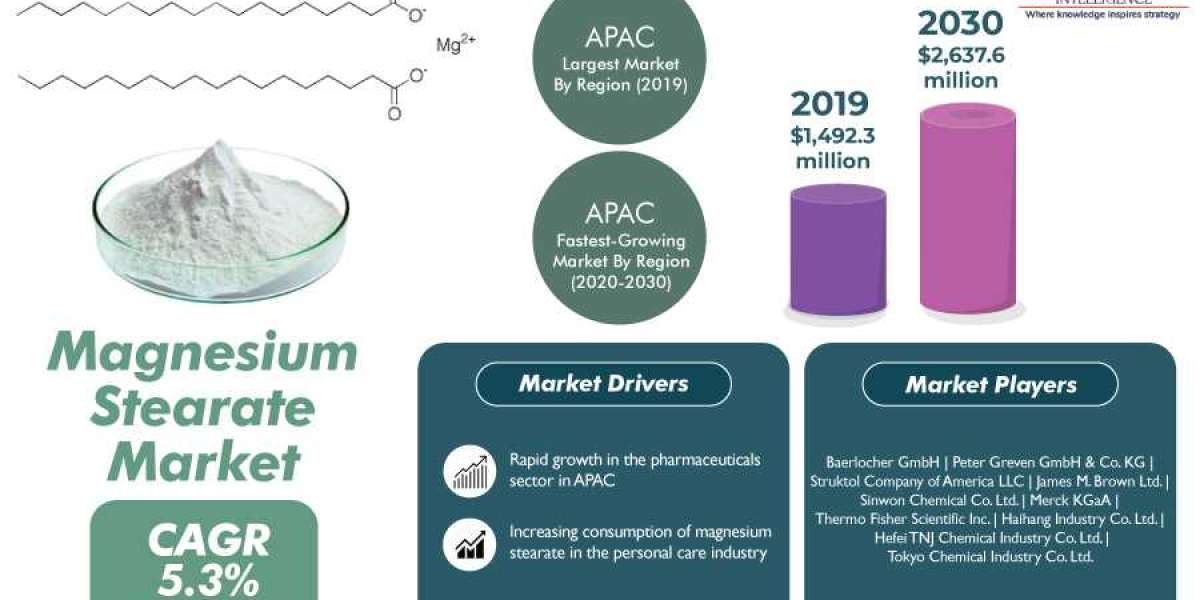 Magnesium Stearate Industry Latest Trends and Business Scenario 2030