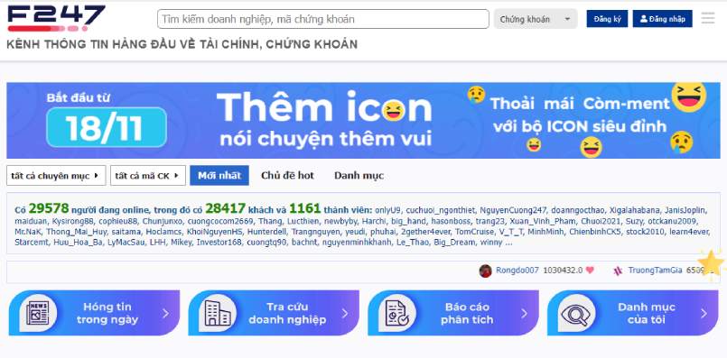 F247 là gì? Thông tin về diễn đàn chứng khoán F247