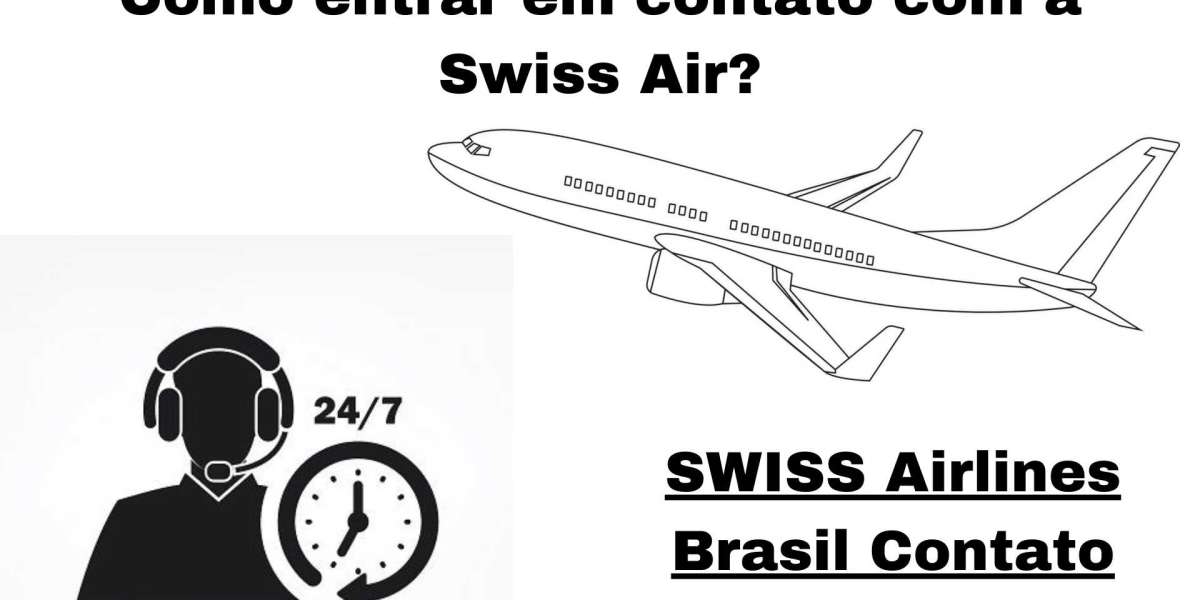 Como posso me comunicar com a Swiss Airlines no Brasil?