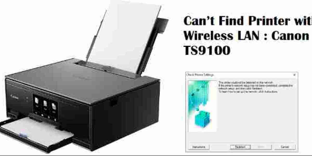 Canon TS9100- Can’t Find Printer with Wireless LAN