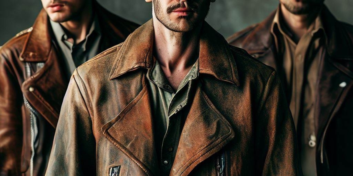 Vintage Distressed Leather Jacket: A Timeless Piece of Fashion