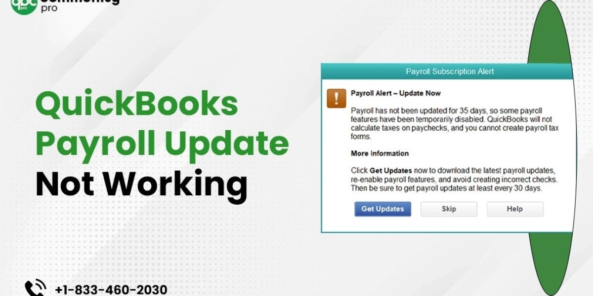 Troubleshooting QuickBooks Payroll Update Not Working (+1-833-460-2030)