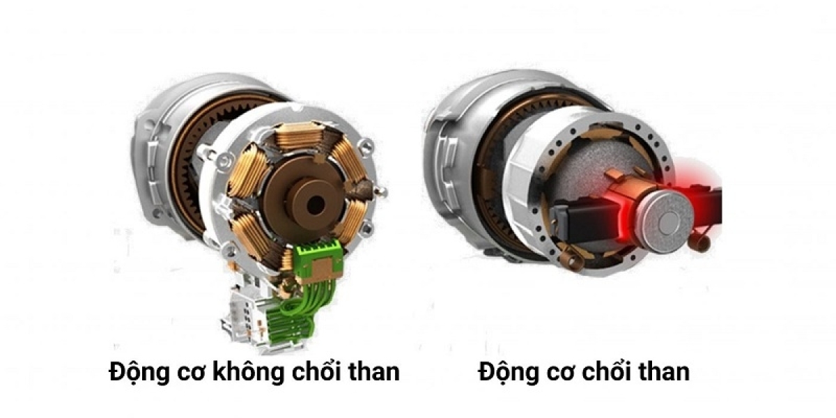 Máy khoan chổi than và không chổi than