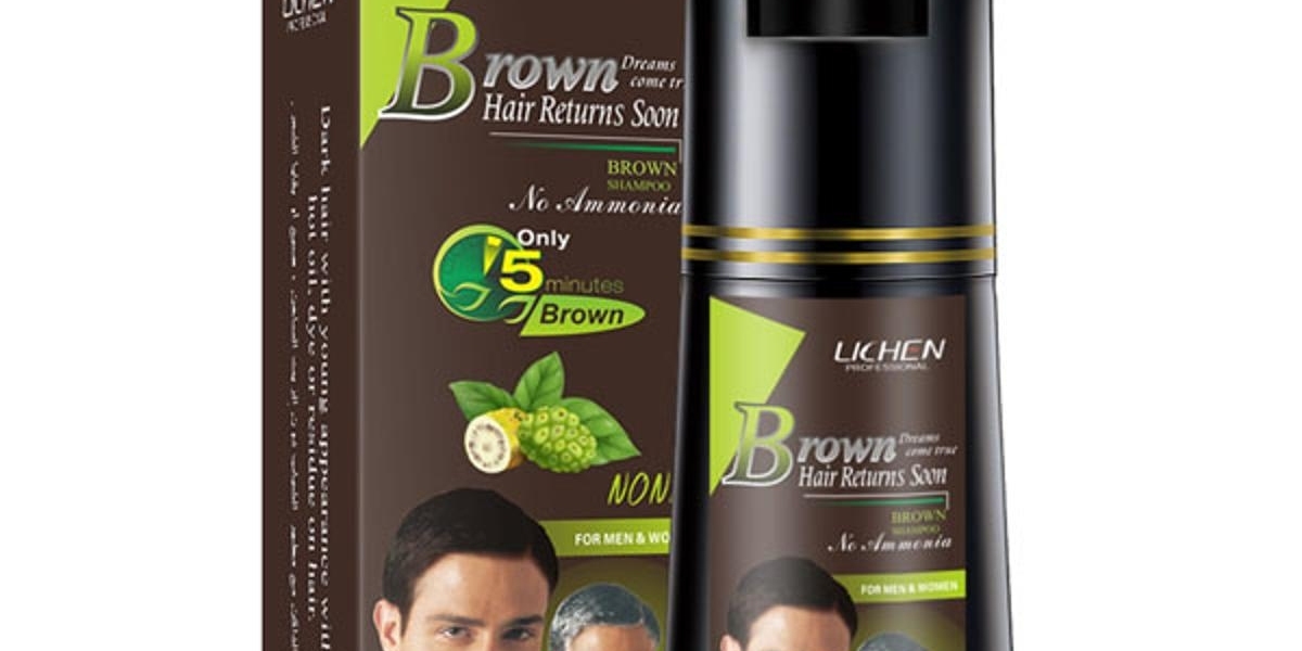 Lichen Dark Brown Hair Color Shampoo