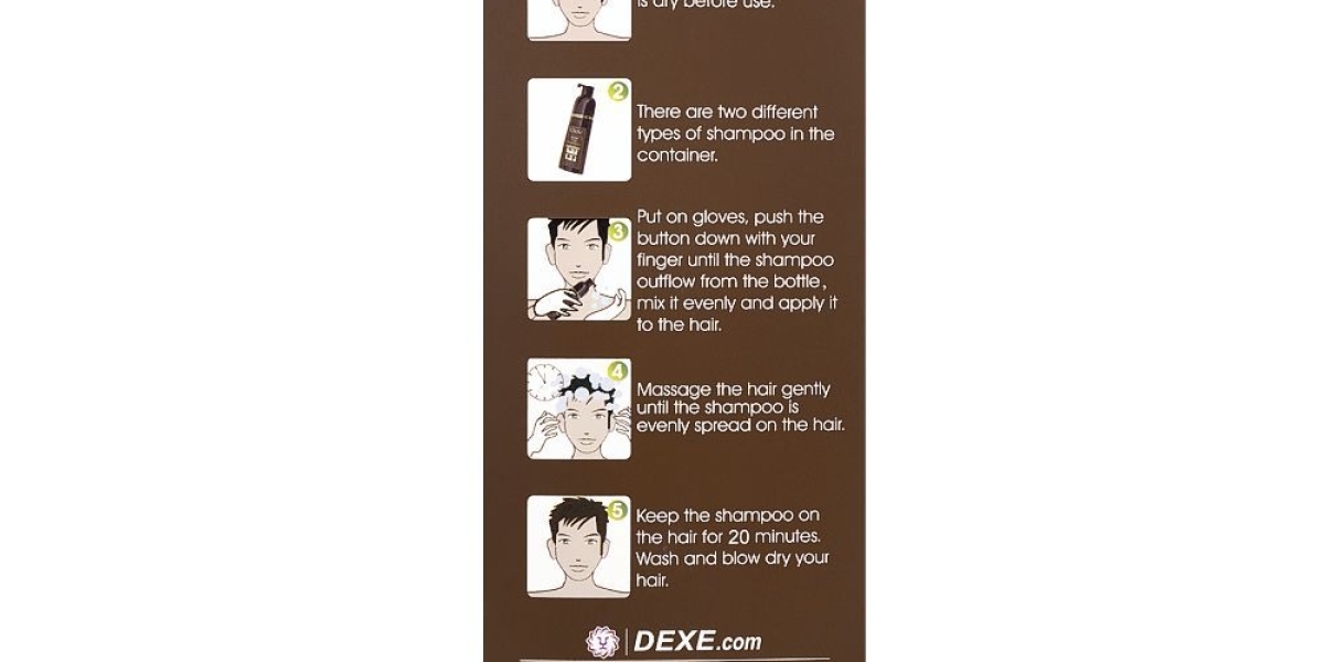 Dexe Dark Brown Hair Colour Shampoo