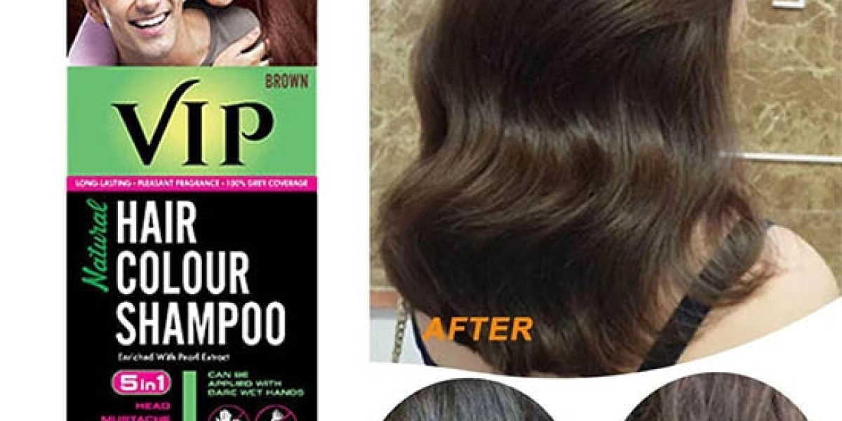 VIP Dark Brown Hair Color Shampoo