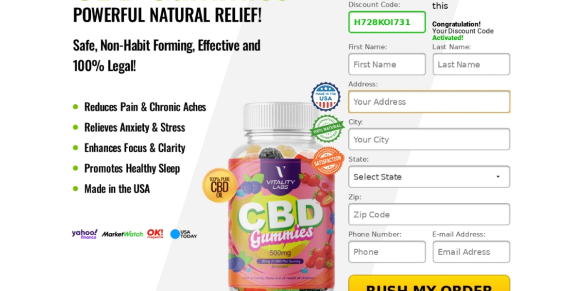 Vitality Labs Male Enhancement CBD Gummies  Reviews, Cost, Ingredients, Hoax & LEGIT