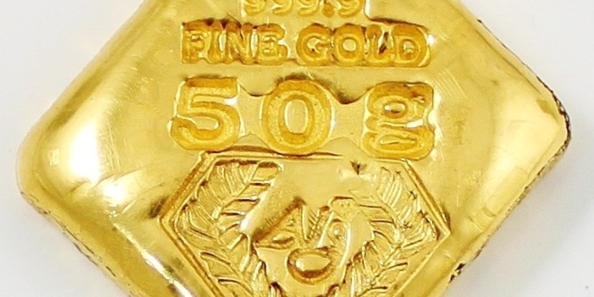 "The Allure of Precious Metal: Unveiling the Elegance of the 50g Gold Biscuit"