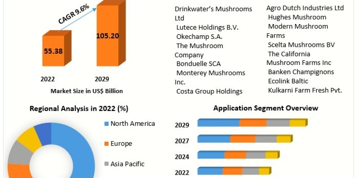 Mushroom Market Key Finding, Market Impact, Latest Trends Analysis, Progression Status, Revenue and Forecast to 2029