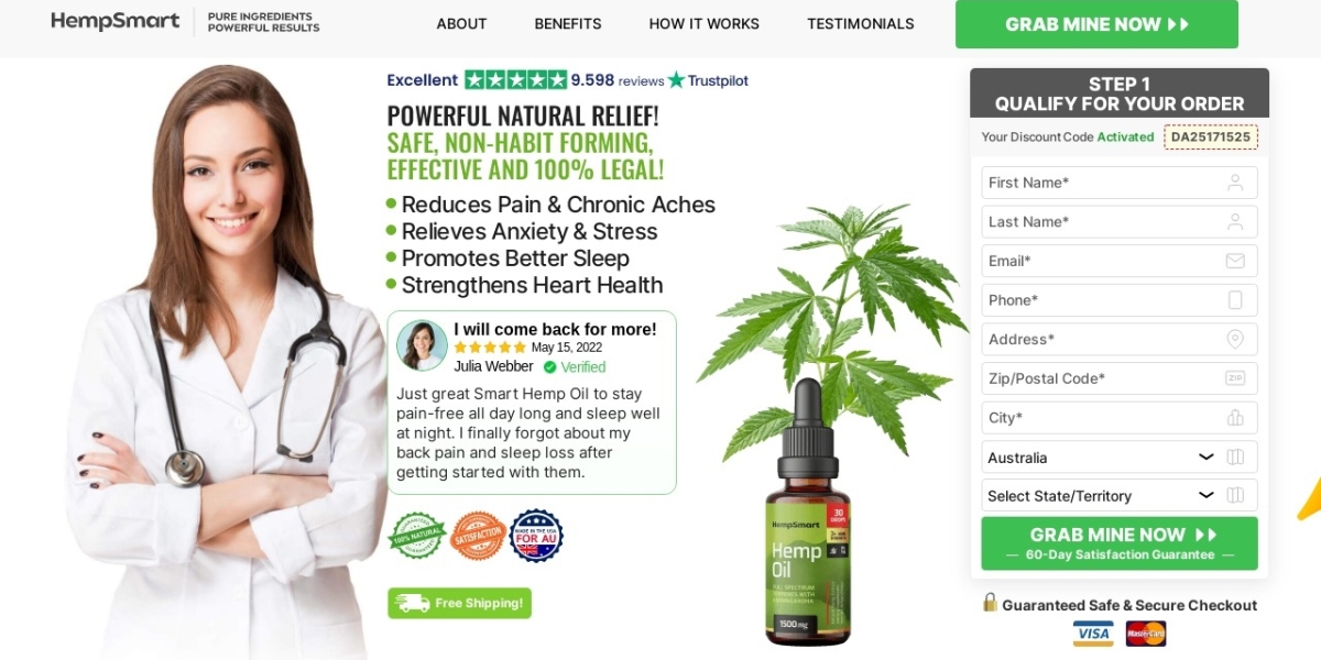 Smart Hemp Oil Australia (AU-NZ) Reviews – Advanced Chronic Pain-Relief Formula #Does It Work?