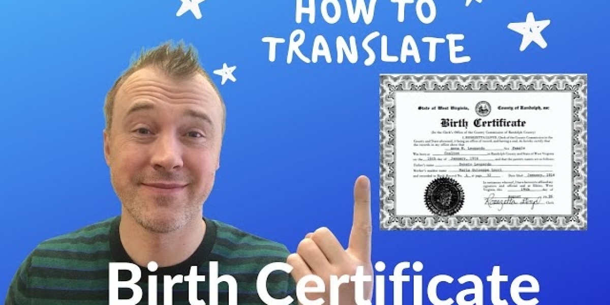 Translation Of Birth Certificate