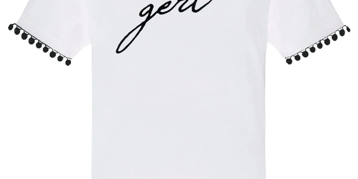 Elevate Your Style with the Timeless Charm of the Black & White Gert Pom Pom T-Shirt