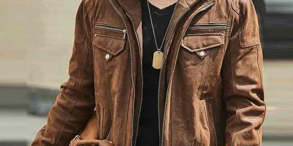 Unique and Fashion-Forward: Men's Suede Leather Shirt