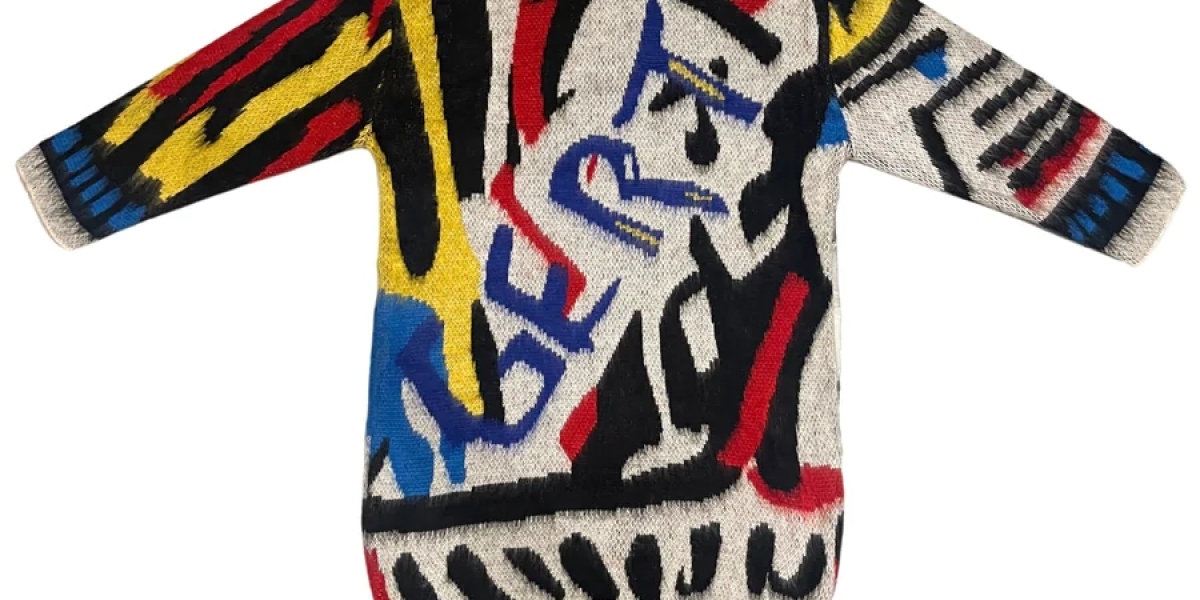 Embrace Street Style: The Allure of Graffiti Oversized Sweater Dress