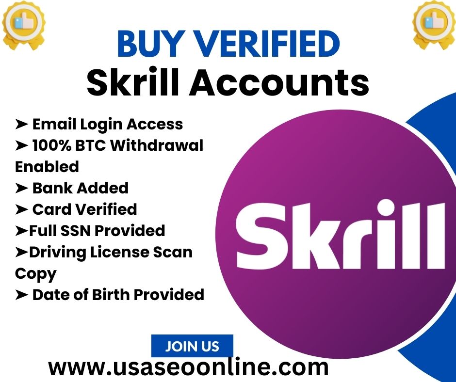 Buy Verified Skrill Accounts - USA SEO Online