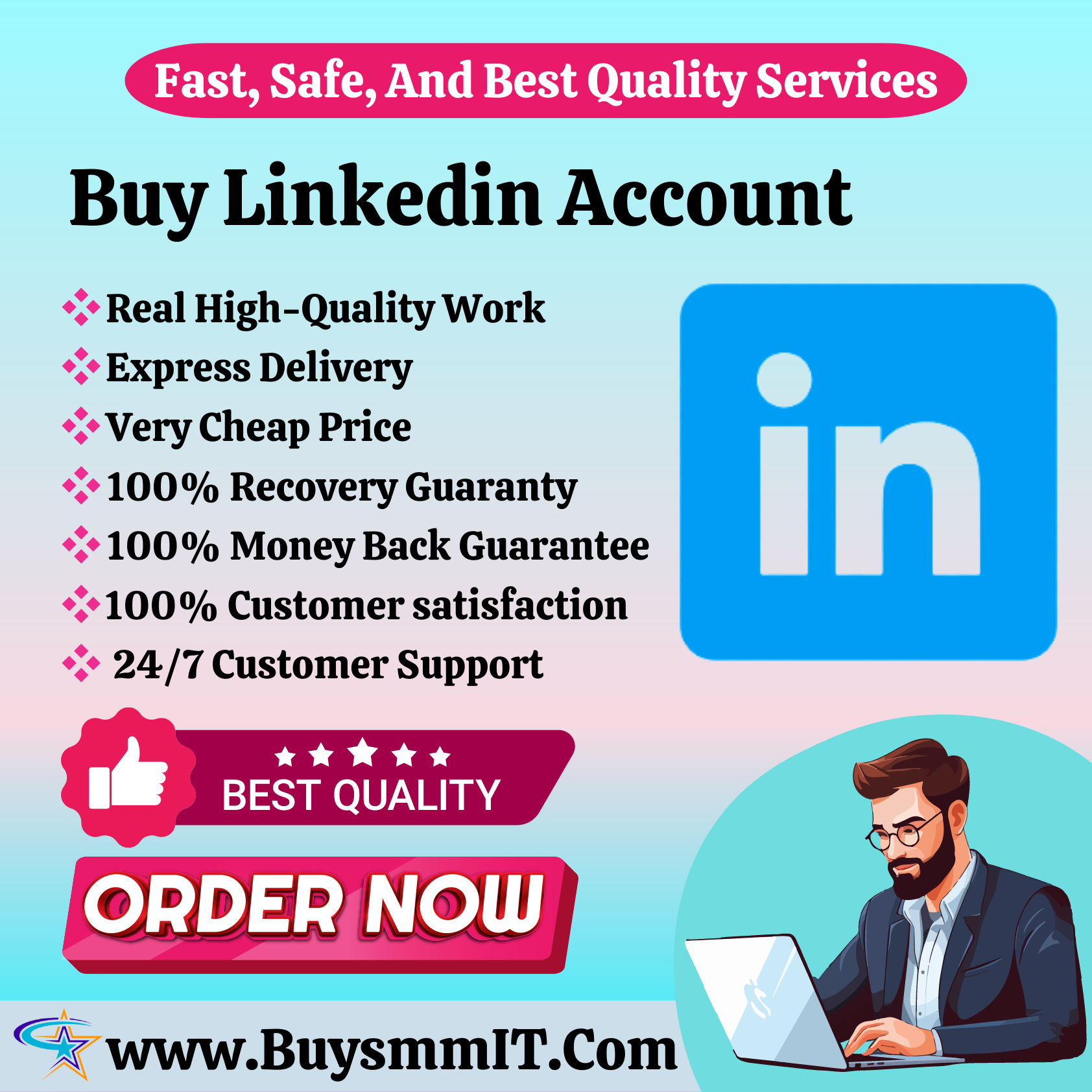 Buy LinkedIn Account - Aged LinkedIn Account For Sale