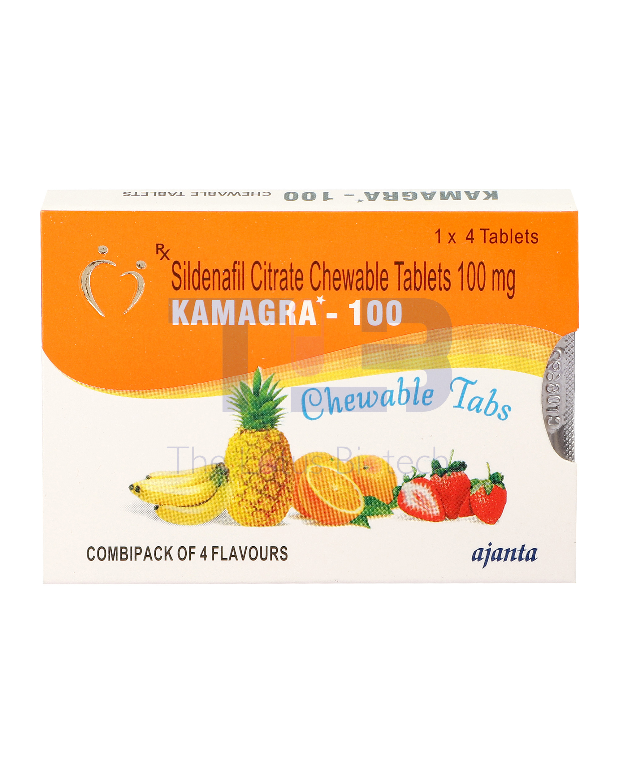 Buy Kamagra 100mg Chewable Sildenafil Tablets Online at Wholesale Price