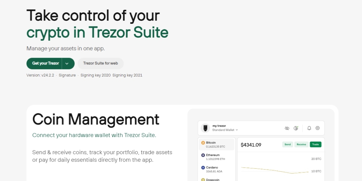 What should a novice user should know about Trezor.io/start?