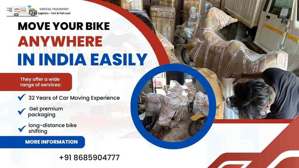 Bike Transport Service in Noida | Two Wheeler Shifting Services Noida