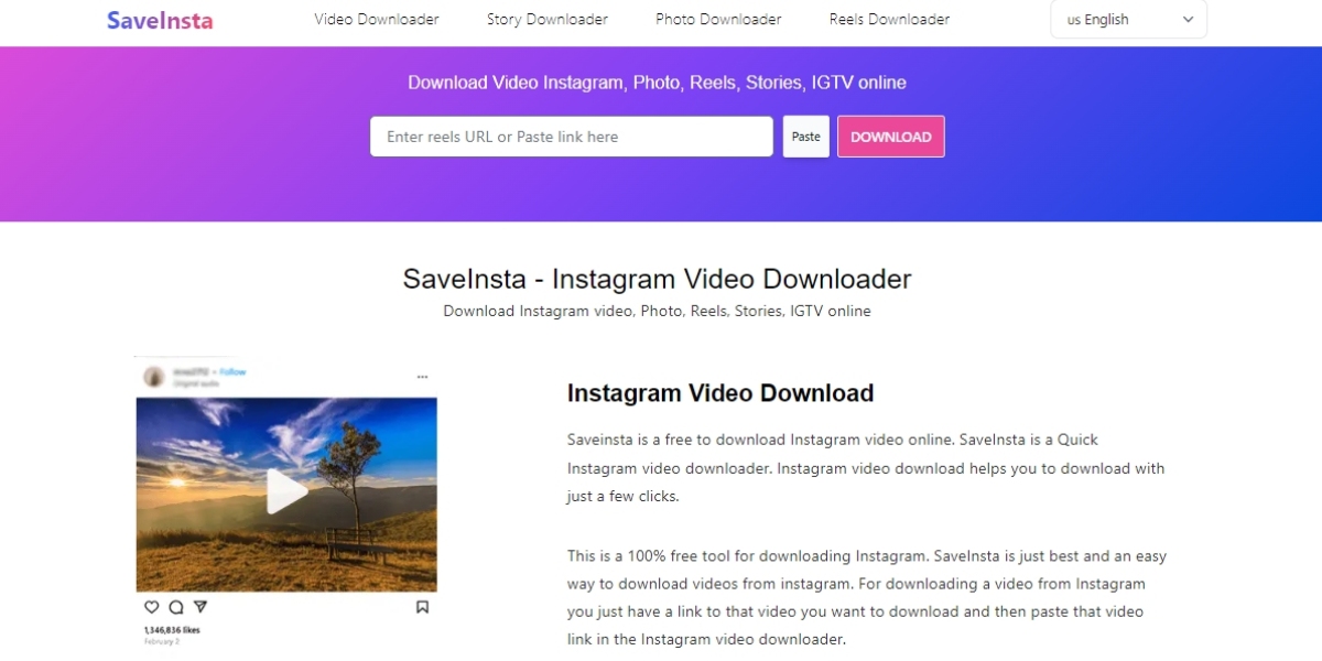 Video Downloader for Instagram — Save Videos For Free