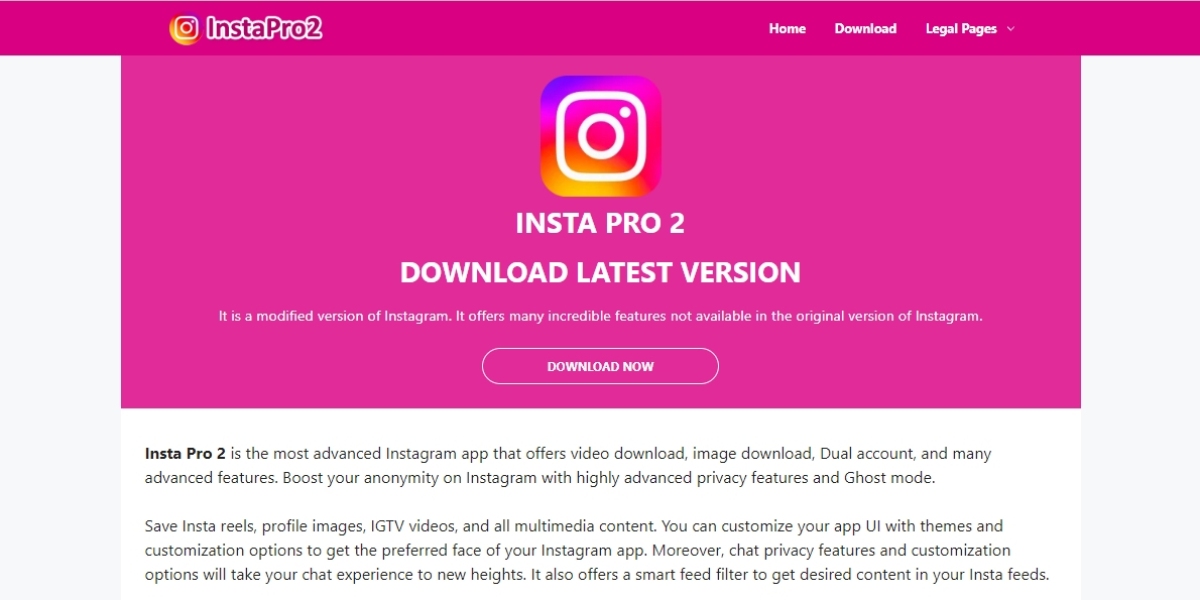 Insta Pro APK Download v10.75 (Updated) Latest May 2024