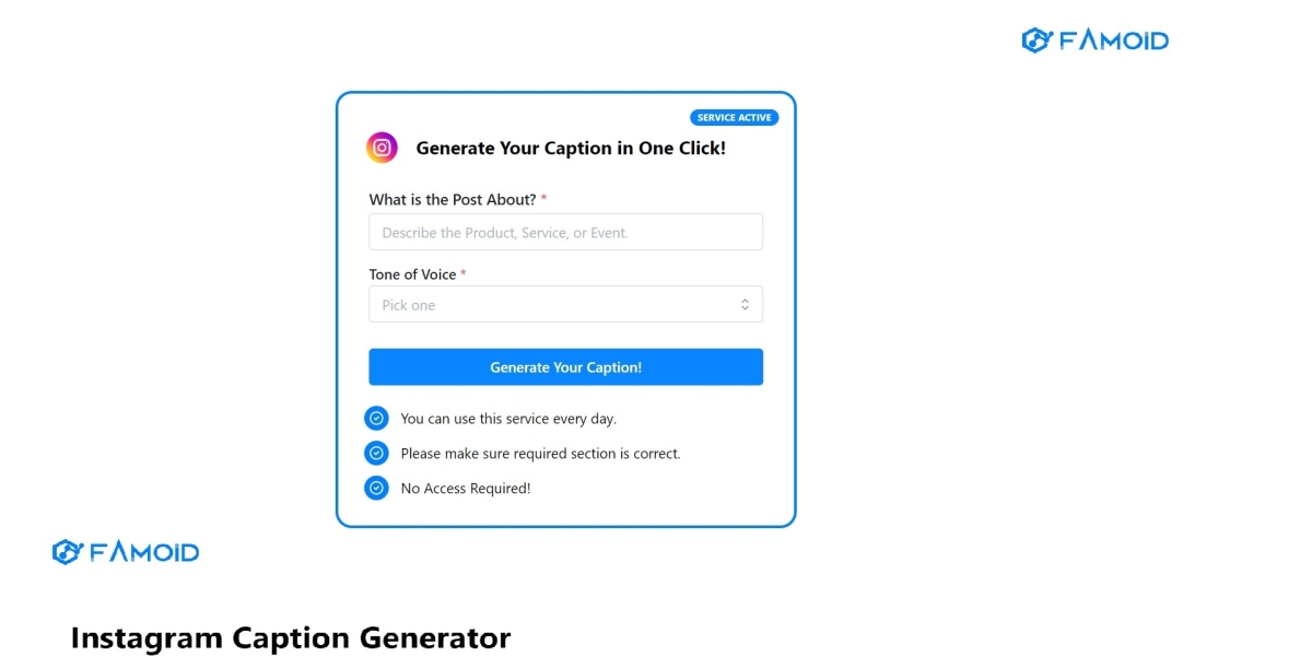 Instagram Caption Generators