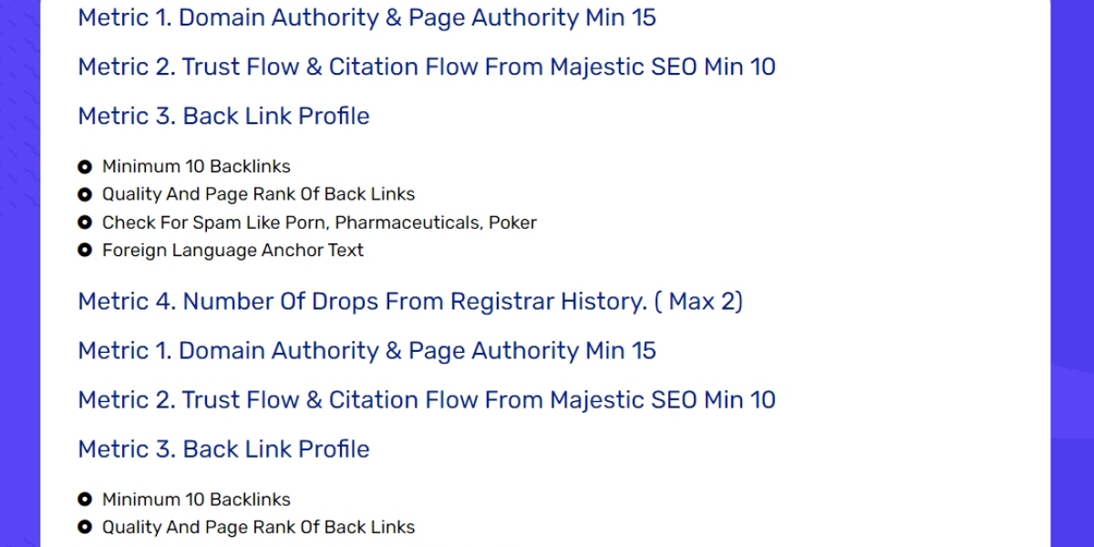 Discover the Ideal Metrics for Domain Success with Webinfomatrix