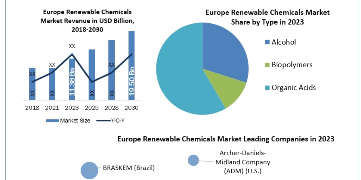 Europe Renewable Chemicals Market Research Depth Study, Analysis, Growth, Trends, Developments and Forecast 2030