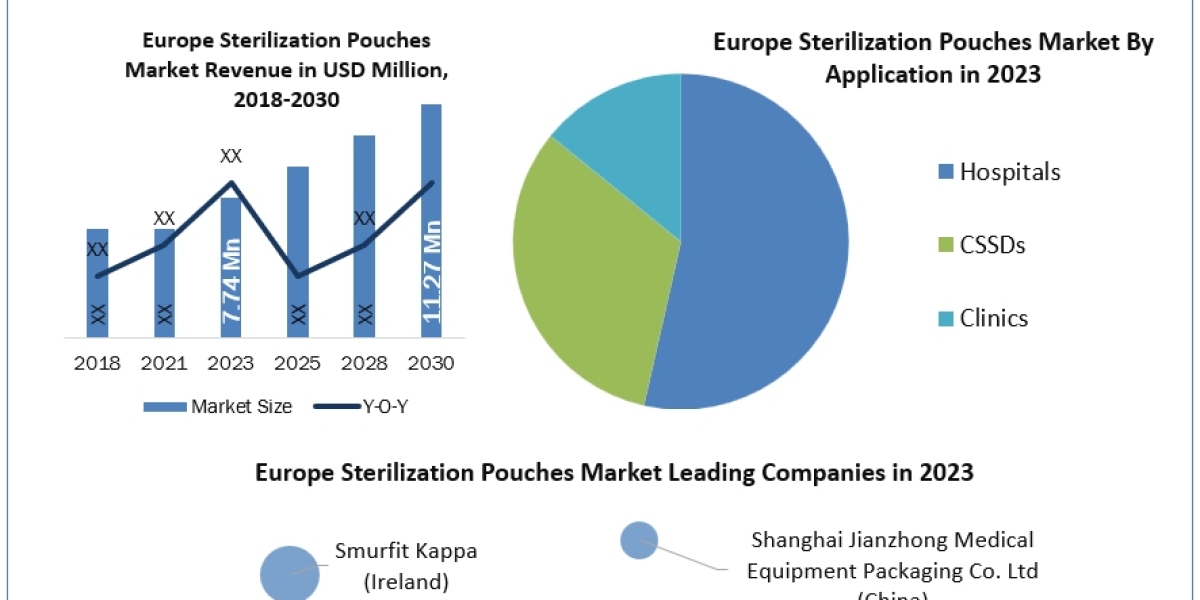 Europe Sterilization Pouches Market Overview Highlighting Major Drivers, Trends, Growth and Demand Report 2030